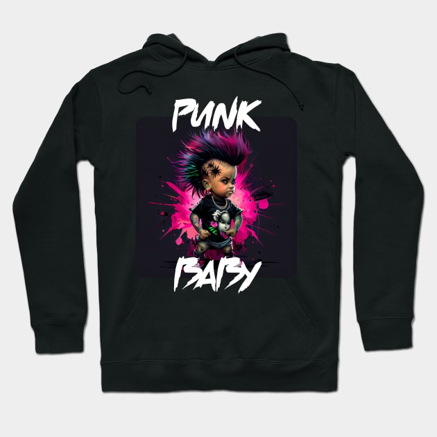 Graffiti Style - Cool Punk Baby 3 Hoodie by PD-Store